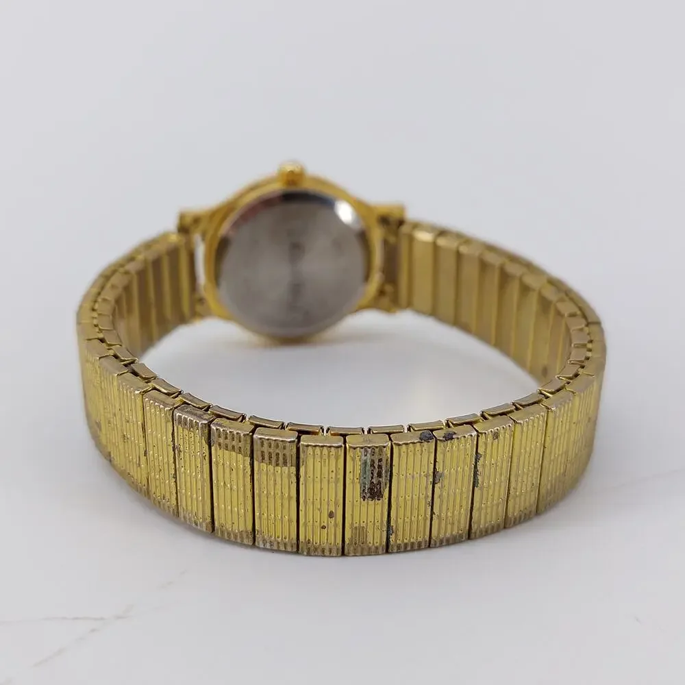Edison Watch Gold Tone Bracelet Watch Wristwatch Japan Movt